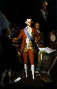Francisco de goya y Lucientes The Count of Florida blanca oil painting on canvas